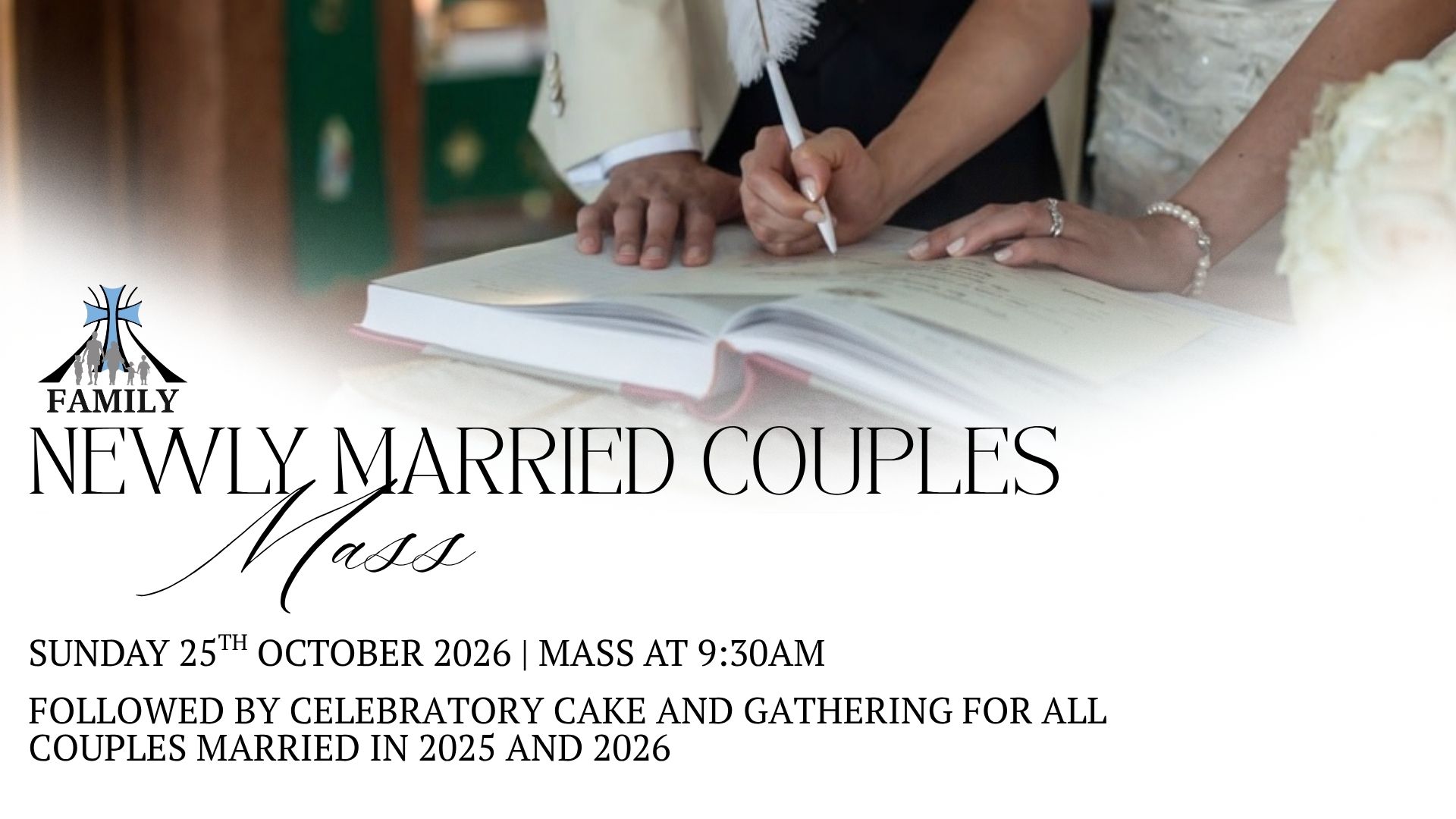 Newly Married Couples Mass